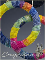 Rave Tie Dye Hoop - Teen, Pierced $ Clip Earrings
