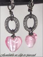 Heavymetal earrings: Tough meets girly hearts