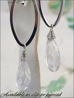 Elegant Zirconia sterling silver earrings
