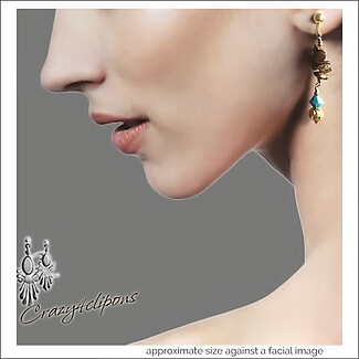 Dangling Ethnic & Eclectic Earrings | Pierced or Clips