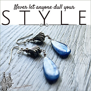 Silver & Blue Kyanite Earrings | Pierced or Clips