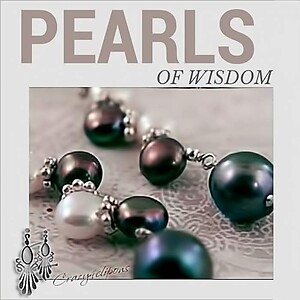 Zigzag Duo toned Pearl Earrings | Pierced or Clips