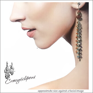 Boho-Chic Bliss: Gem Tassel Earrings for Every Occasion