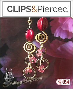 Vintage Swirl Elegance for Modern Earring