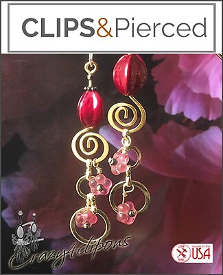 Vintage Swirl Elegance for Modern Earring