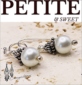 Dainty & Petite FreshWater Pearl Earrings. Clipon and Pierced