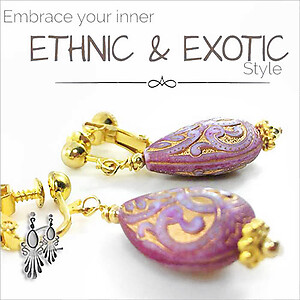 Opulent Pink Beauty: Exotic Etched Pink Earrings