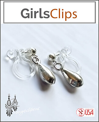 Sterling Silver Drop Earrings for Girls