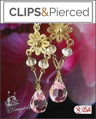 Strength in Pink:Breast Cancer Awareness Earrings