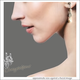 Dainty Filigree & Pearl Earrings | Pierced or Clips