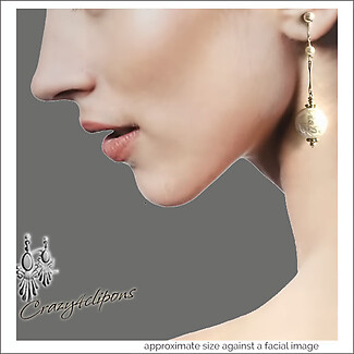 Whimsical Winter Bliss: Romantic Clip Earrings