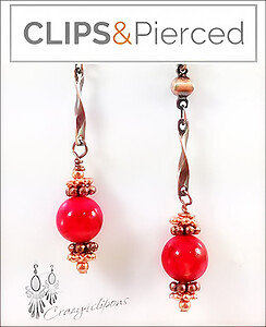 Fiery Sunset Earrings for Stylish Seasonal Glam