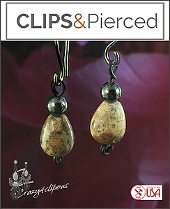 Jasper Petite Earrings in Pierced and Clip-ons