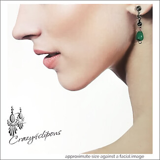 Petite Green Aventurine Earrings | Pierced or Clips