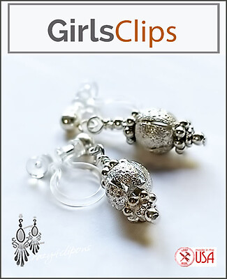 Girl Stardust Clip-On Earrings for Effortless Style