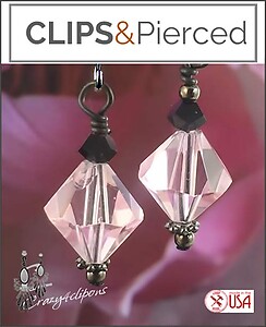 Lovely Support: Breast Cancer Awareness Earrings