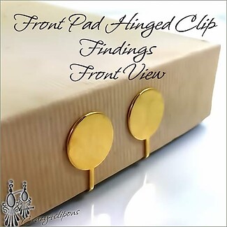 Front Pad - Hinged Clip Findings