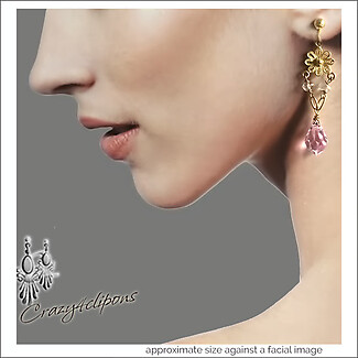 Strength in Pink:Breast Cancer Awareness Earrings