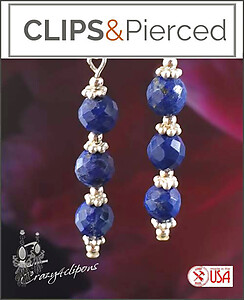 Sophisticated Gemstones Earrings (Clipon and Pierced)