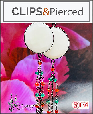 Uplift your Look with Stunning Eclectic Dangling Clip Earrings