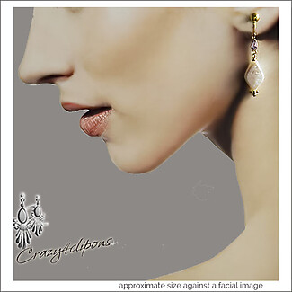 Sparkling Sophistication: Crystal & Pearl Clip-On Earrings
