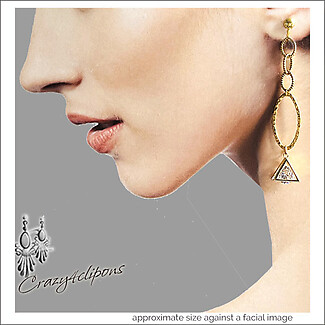 Luxurious Zirconia Clip Earrings for Sparkling Style