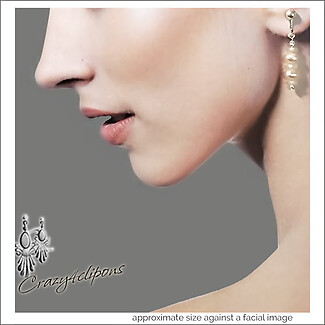 Effortlessly Chic Petite Moonstone & Pearls Earrings - Clipon and Pierced