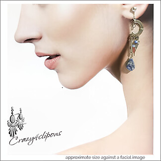 Glam Up with Unique & Dangling Ethnic German Silver Earrings