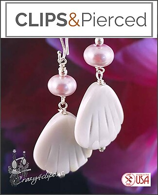 Ballerina Girl Earrings | Pierced or Clip-ons
