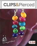 Show Off Your Sweet Style With Skittle Candy Earrings. Clipon and Pierced