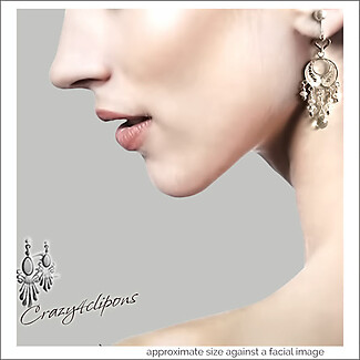 Luxe Filigree Chandelier Earrings for the Modern Bride ? Clipon & Pierced