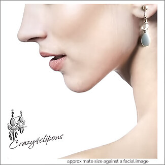 Classic Teardrop Earrings | Pierced & Clip-ons