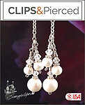 Delightful Dangling Pearl Earrings: The Ideal Accessory for the Bride