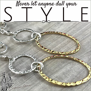 Glam Up Your Look with Duo-Toned Silver & Gold Textured Clip Earrings
