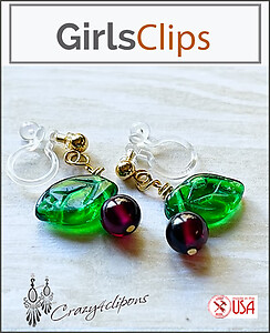 Sweet. Frutti Clip Earrings for Girls