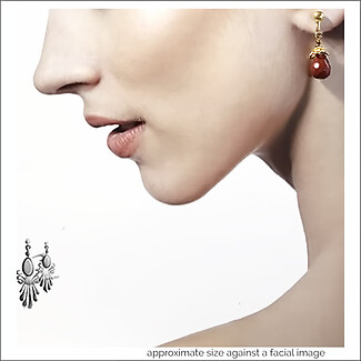 Little Gem Teardrop Earrings | Pierced or Clip-ons