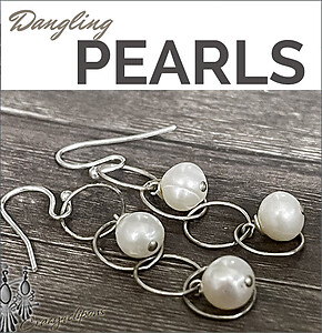 Whimsical Pearl Mini Hoop Earrings | Pierced or Clip-ons