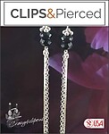 Sterling Silver Drop Clip Earrings