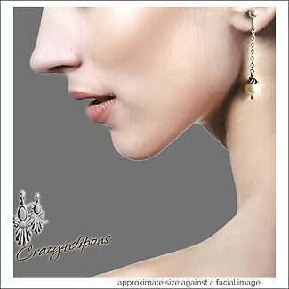 Delicate Long Pearl Earrings | Pierced or Clips