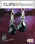 Timeless Black Onyx Clip Earrings