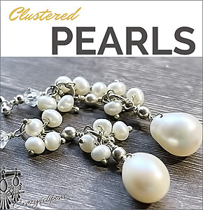 Dangling Pearl Clip Earrings for Weddings