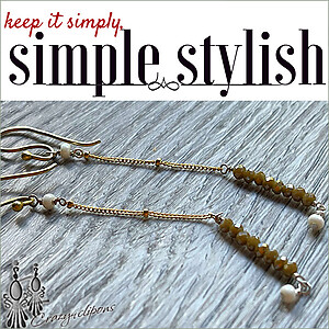Simplicity - Linear Crystal Clip Earrings