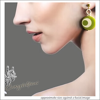 Fun! CandlyLand Hoop Earrings | Pierced or Clips