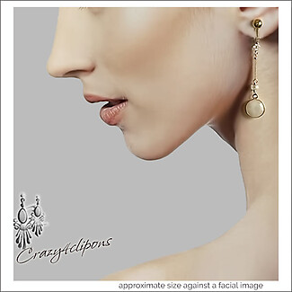 Elegant Moonstone Classy Earrings