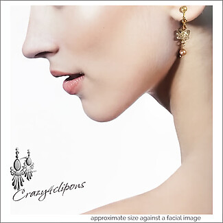 Pearl & Butterflies Earrings | Pierced or Clips