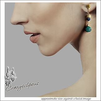 Baby Bohos - Turquoise Lapis Lazuli Earrings