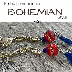 Eclectic & Bohemian Clip Earrings