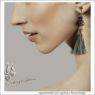 Summer Ready Light Tassel Earrings