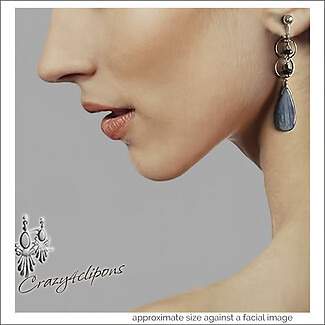 Kyanite Drop Dangle Sterling Silver Earrings