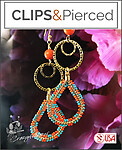 Bold Beaded Dangling Pierced & Clip Earrings